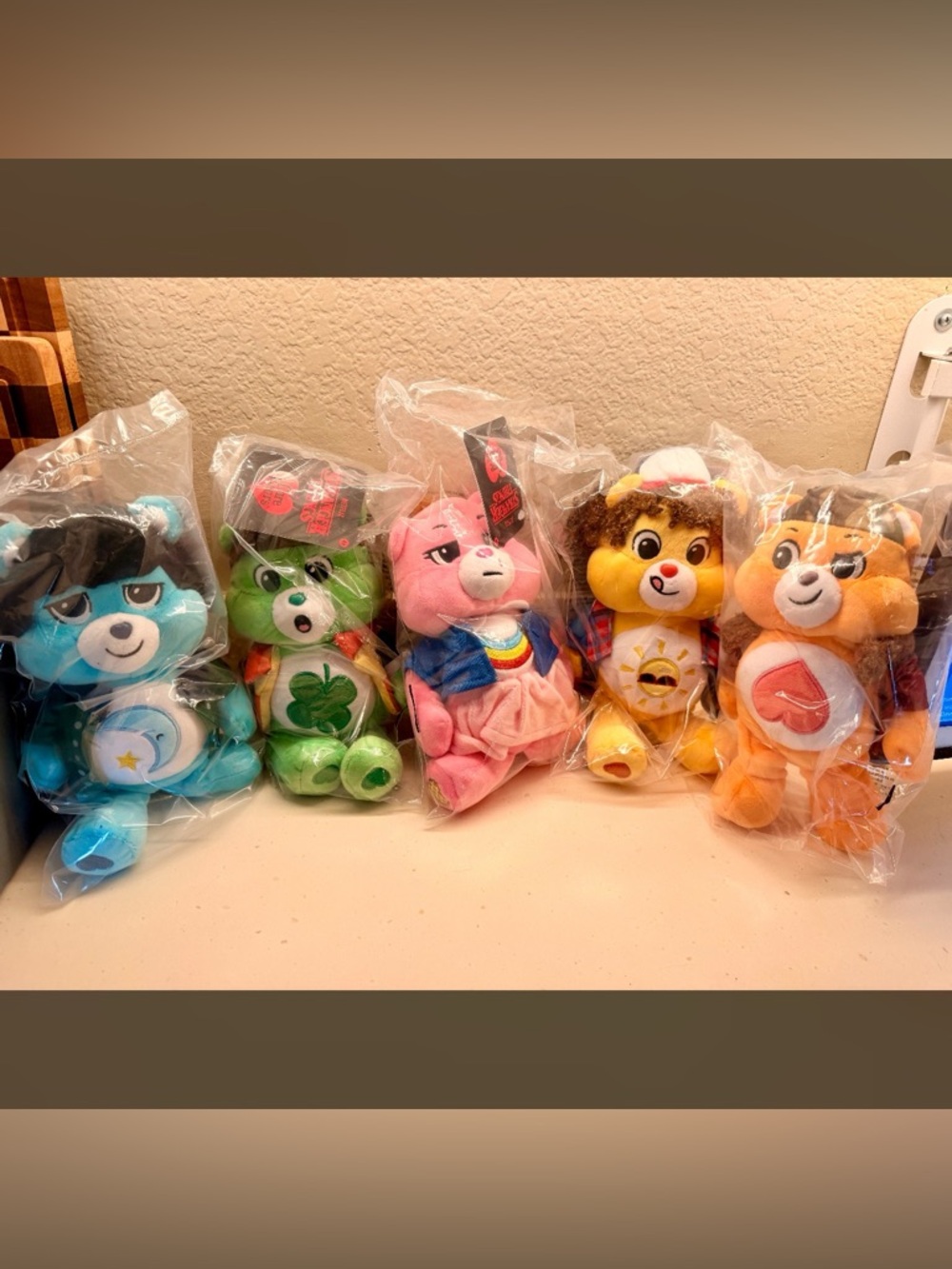 Stranger things x care bear plushies full set of 5